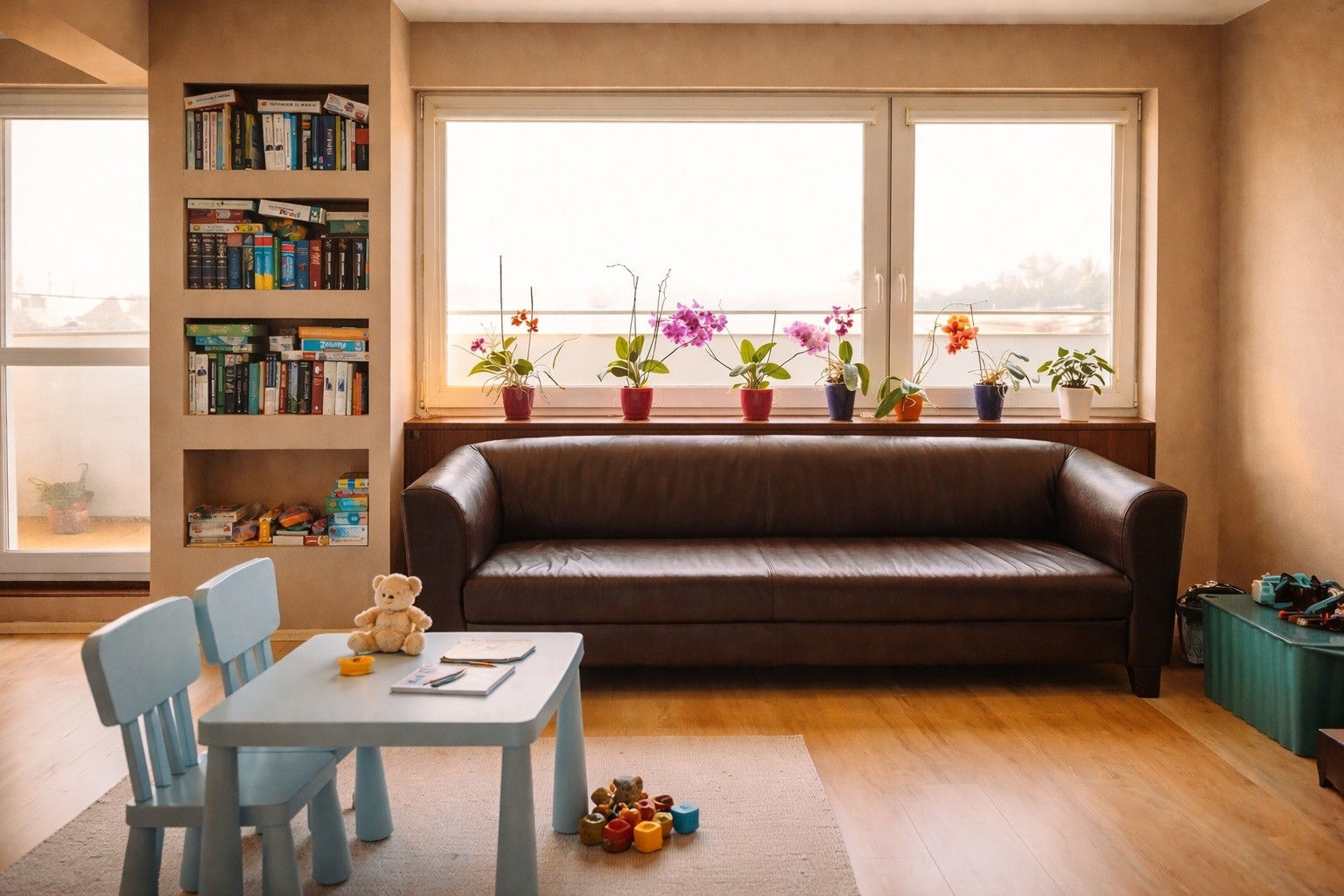 Przytulne wnętrze gabinetu